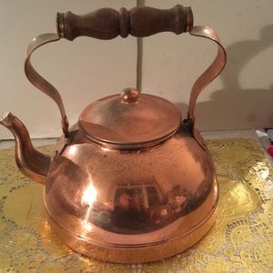 Vintage Tagus Copper Teapot made in Portugal